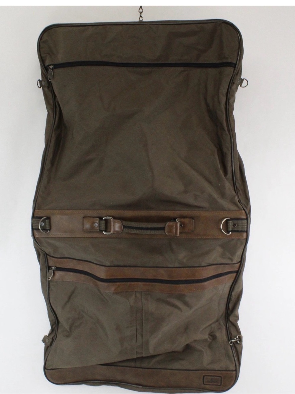 Atlantic Men's Olive Brown Garment Travel Bag -